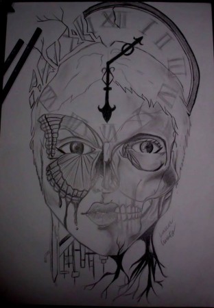 Carvão, Desenho Abstrato